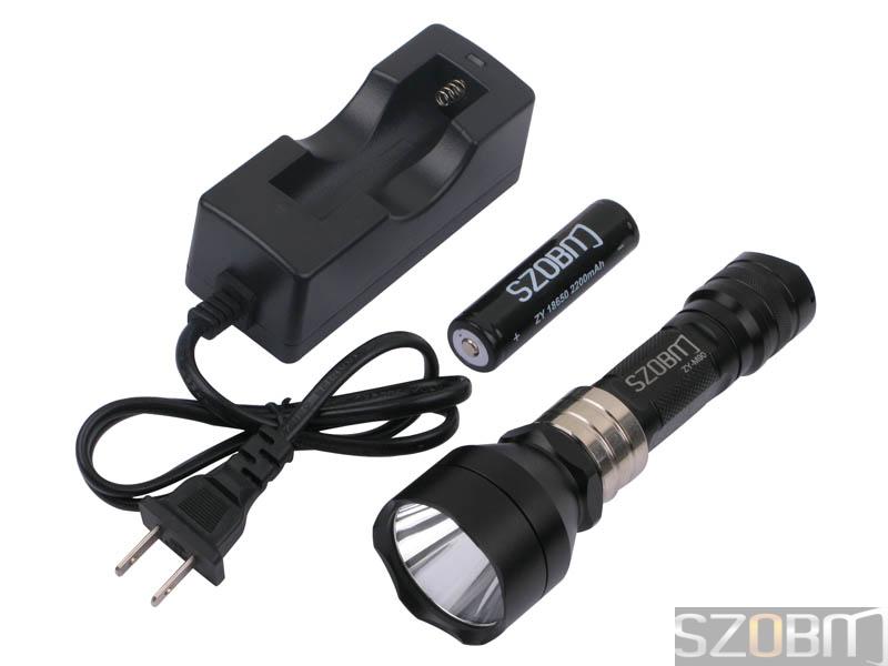 SZOBM ZY-M90 SSC P7 LED 5-mode Aluminium Flashlight