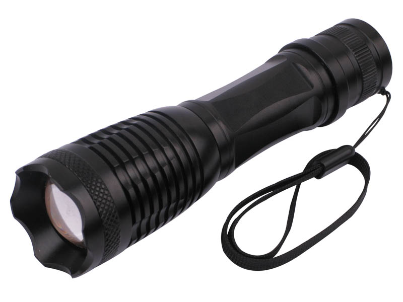 SZOBM E6 Zommable Focus CREE XM-L T6 LED Flashlight - Titanium