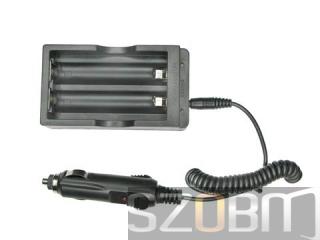 Li-ion 18650 Battery Charger with car Charger